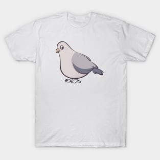 Cute Pigeon Drawing T-Shirt